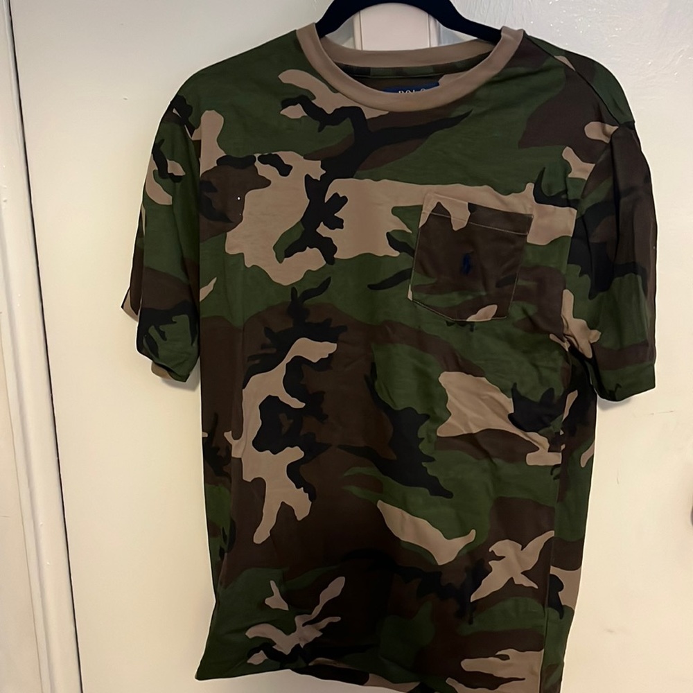 Boys camel flauge t shirt